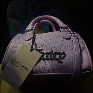 Juicy Couture Pink Mini Bag Embossed Design